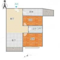 灏景明苑二期2室0厅0卫143㎡户型图