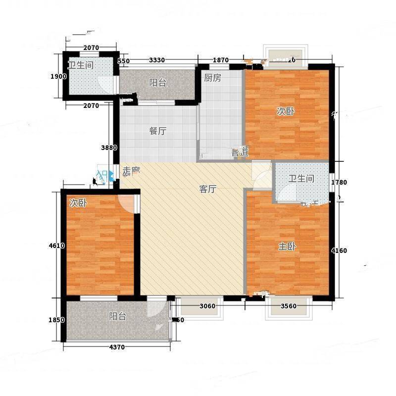 天丰公寓3室0厅0卫138㎡户型图