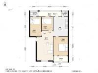 新秀村3室1厅2卫72.5㎡户型图