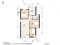 新秀村3室1厅1卫92.3㎡户型图