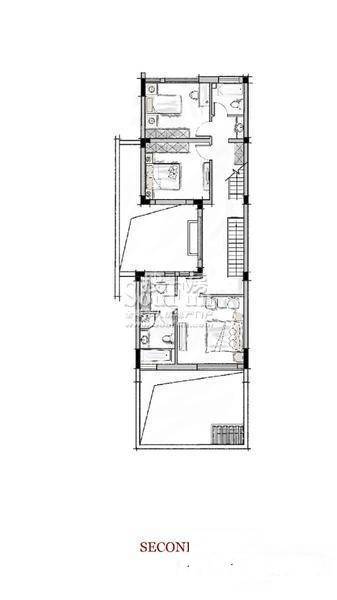 水墨江南3室1厅3卫210㎡户型图