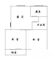 华城大厦2室2厅1卫108㎡户型图