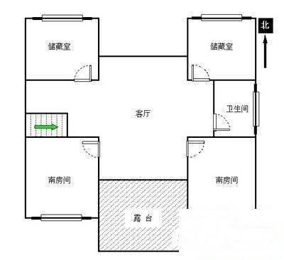 画锦坊3室1厅1卫218㎡户型图