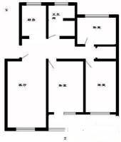 新世纪花园吴中3室2厅2卫106㎡户型图