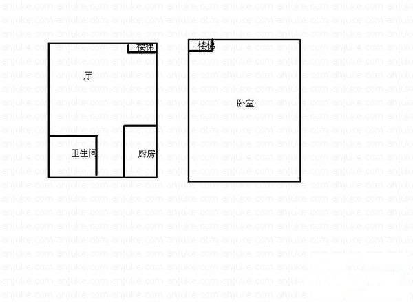 吴中东路小区1室1厅1卫150㎡户型图