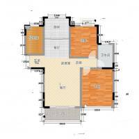 青剑湖花园2室0厅0卫104㎡户型图