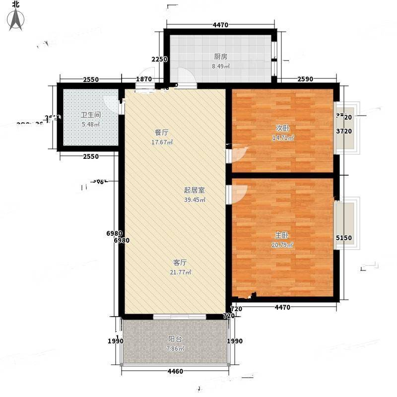 华城大厦2室0厅0卫135㎡户型图