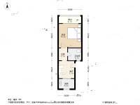福星小区2室1厅1卫48.5㎡户型图
