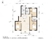 福星小区3室2厅2卫122㎡户型图