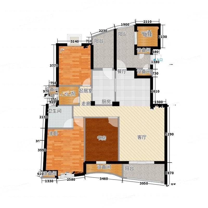 小施家弄3室0厅0卫130㎡户型图