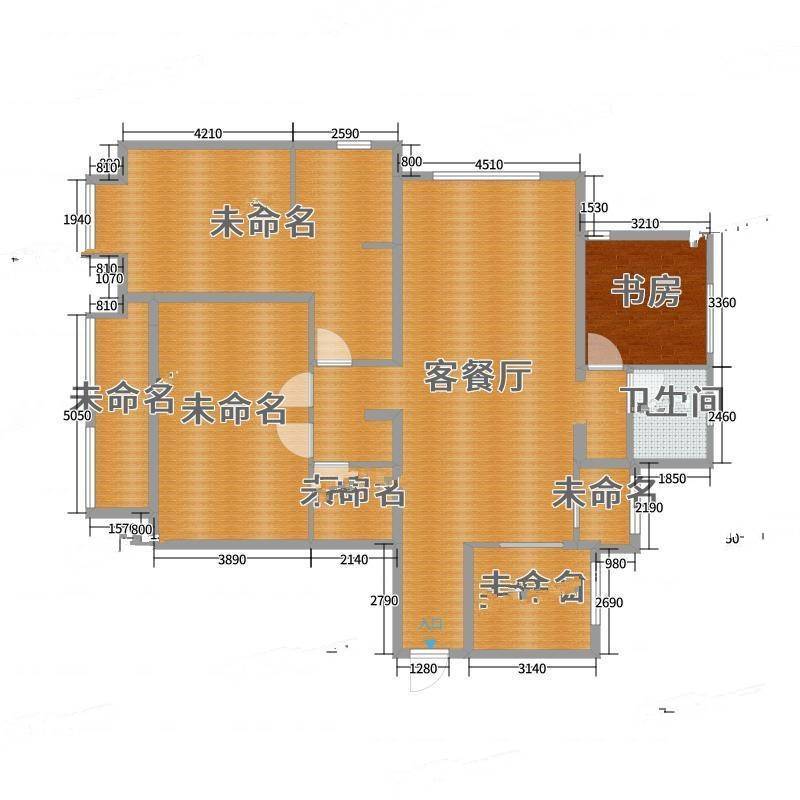 吴越领秀1室0厅0卫160㎡户型图