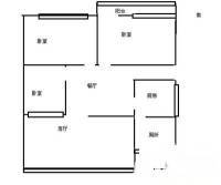 麻园塘3室2厅1卫95㎡户型图