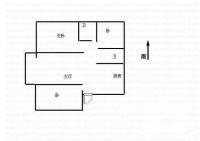 桃花古潭2室2厅1卫76㎡户型图