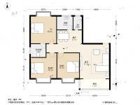 天泽大厦3室2厅2卫117㎡户型图