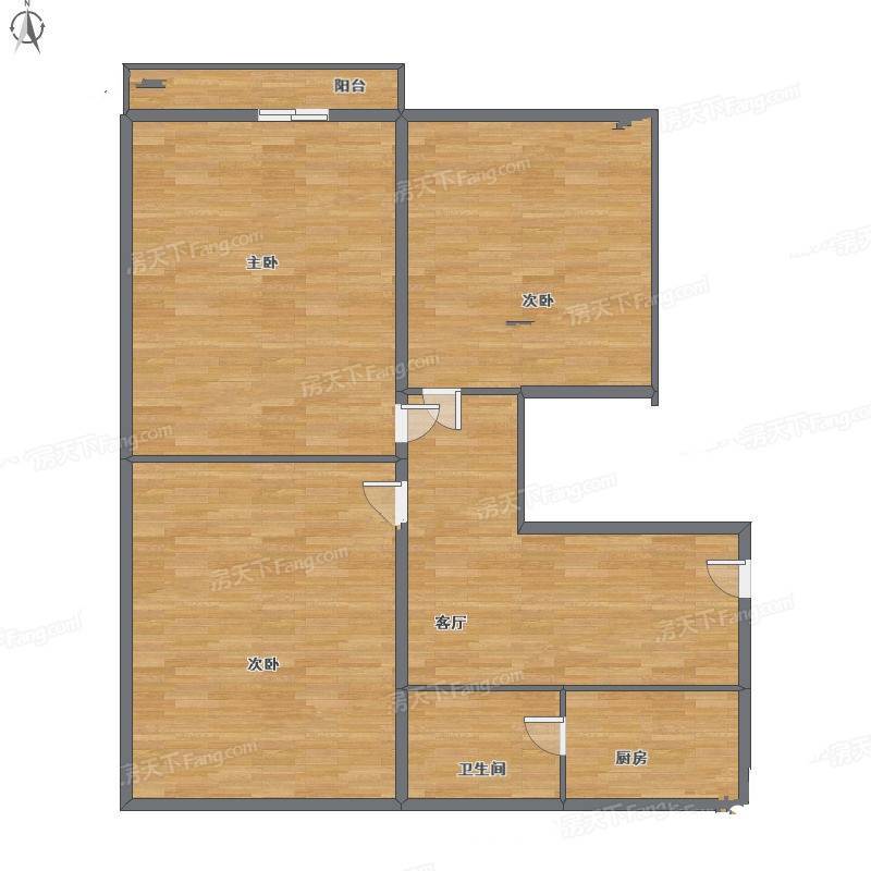 崔家巷3室1厅0卫150㎡户型图