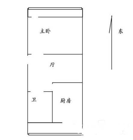 丰禾巷1室1厅0卫52㎡户型图