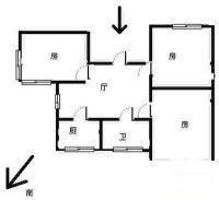 郡亭公寓5室2厅2卫180㎡户型图