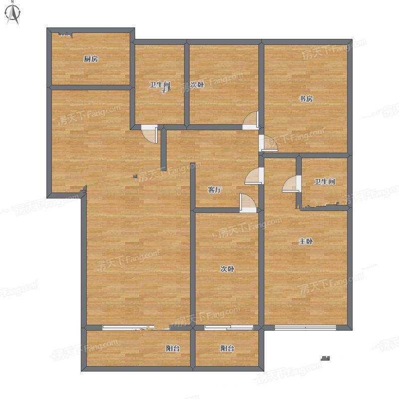 通城六和源4室2厅0卫189㎡户型图