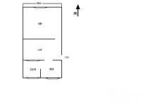 大关西苑1室1厅1卫41㎡户型图