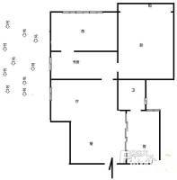 廣利普金家園3室2廳1衛100㎡戶型圖