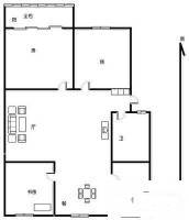 嘉兴东路公寓3室2厅1卫81㎡户型图