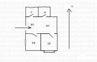 偉華苑小區2室1廳1衛61㎡戶型圖