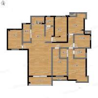 陽光地帶3室1廳0衛150㎡戶型圖