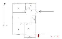 曙光路小區3室2廳1衛130㎡戶型圖