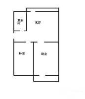 青芝坞2室1厅1卫66㎡户型图