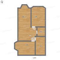 赭山家園2室1廳0衛87㎡戶型圖