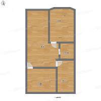 赭山家園2室1廳0衛87㎡戶型圖