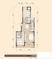西鉴枫景2室2厅2卫114㎡户型图