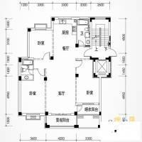 华庭嘉苑3室2厅2卫134㎡户型图