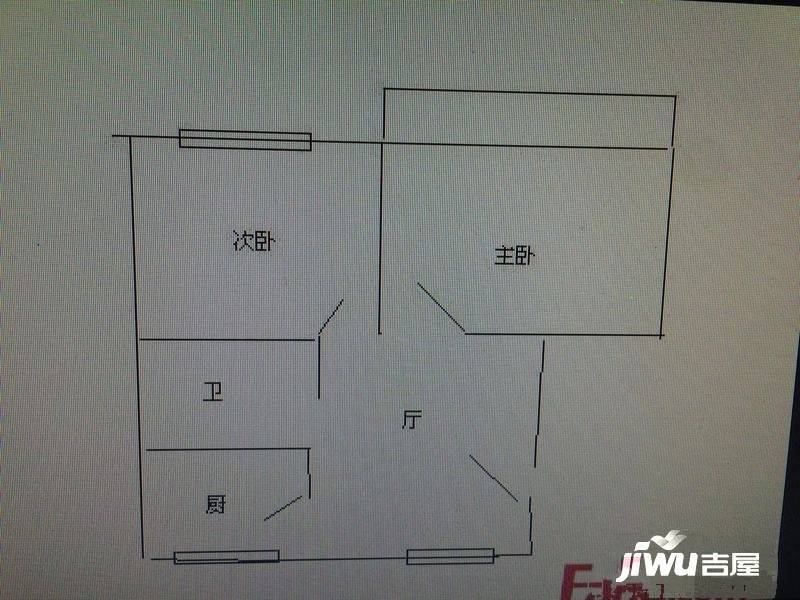 天阳棕榈湾二期2室2厅1卫94㎡户型图