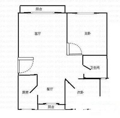 天阳棕榈湾二期4室2厅3卫181㎡户型图