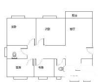 水木清华公寓4室2厅1卫181㎡户型图