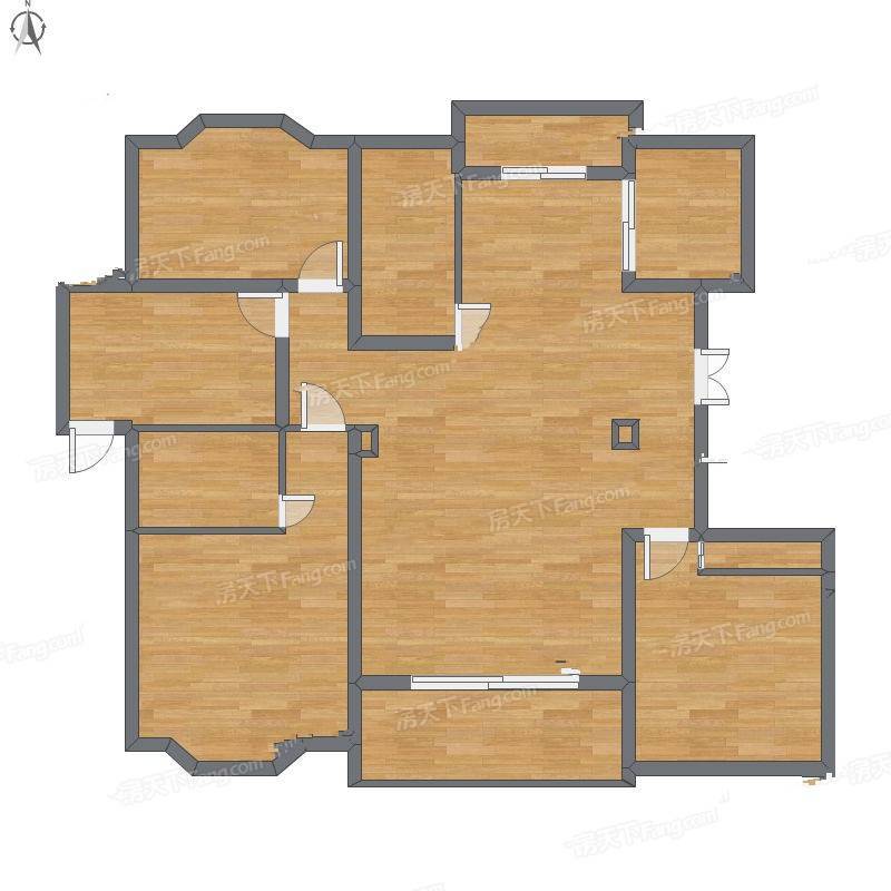 荆山翠谷4室2厅0卫174㎡户型图