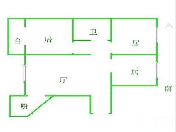 银色港湾3室2厅2卫142㎡户型图