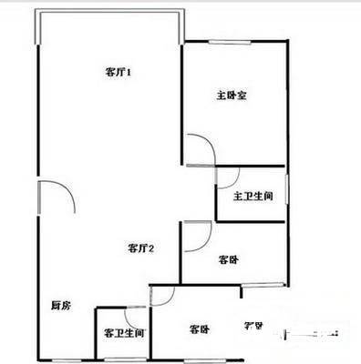 绿洲花园3室2厅2卫150㎡户型图