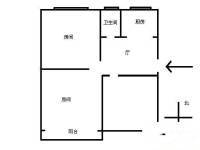 朝晖六区3室1厅1卫67㎡户型图