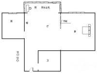 小河佳苑1室1廳1衛45㎡戶型圖