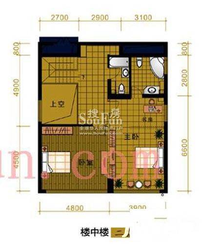 西城年华3室2厅3卫191㎡户型图