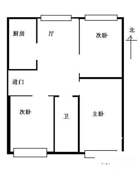 铭雅苑3室2厅2卫160㎡户型图