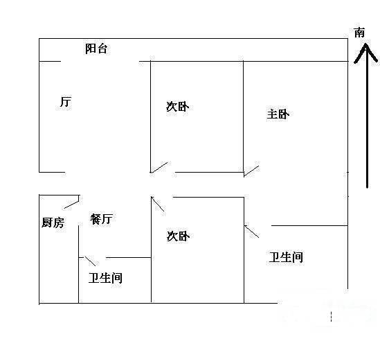 三华天运3室2厅2卫122㎡户型图