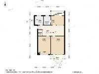 青年路小区3室1厅1卫83.9㎡户型图