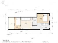 燕子弄2室1厅1卫49.7㎡户型图