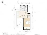 新星小区2室1厅1卫76.4㎡户型图