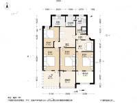 松木場河東4室2廳2衛123.4㎡戶型圖