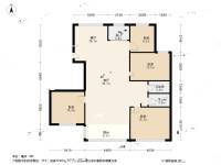 南岸花城3室2厅2卫131.7㎡户型图