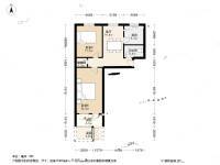 曙光路小區2室1廳1衛58.9㎡戶型圖